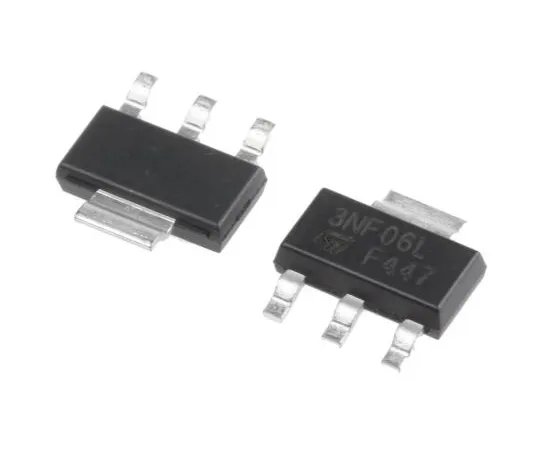 63-4820-25　STN3NF06L N-Channel MOSFET, 4 A, 60 V STripFET, 3+Tab-Pin SOT-223 STMicroelectronics　STN3NF06L