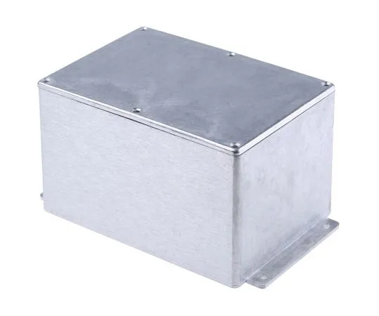63-4843-93　RS PRO Die Cast Aluminium Enclosure, Shielded, Flanged, 201.7 x 121.2 x 105.4mm　517-3793