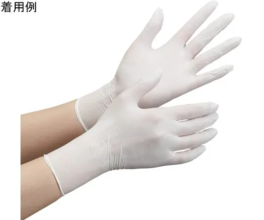 67-6633-03　Nitrile Gloves Thin Velte 711 N Powder Free White LL Size (100 ct)　VERTE-711N-LL