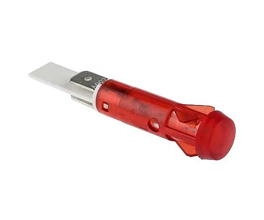 63-4740-94　Arcolectric Red neon Indicator, Tab Termination, 230 V ac, 9.5mm Mounting Hole Size　C0276AANAA