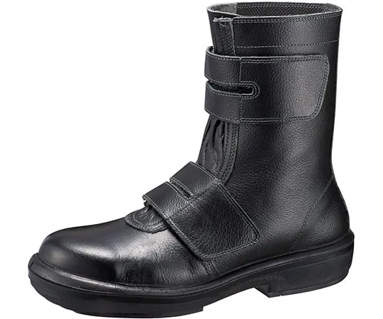 64-8054-01　JIS Standard, Safety Shoes, for Heavy Work, Ultra Rubber Tech Black 23.5 cm RTU235-23.5　RTU235-23.5