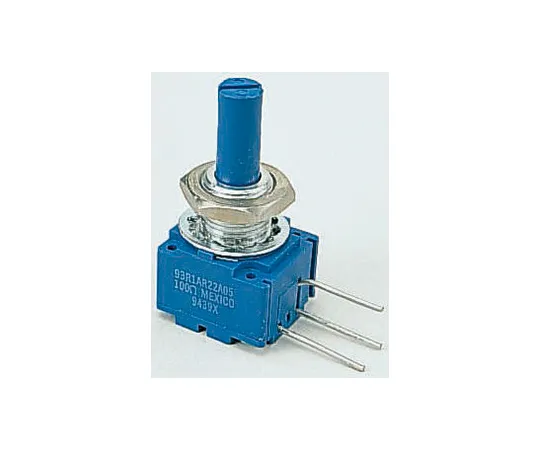 63-4853-08　100kΩ Panel Mount, Through Hole Trimmer Potentiometer 2W Side Adjust Bourns 93 Series　93R1A-R22-A20L