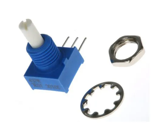 63-4851-03　Bourns 3310C Series Conductive Plastic Potentiometer with a 3.17 mm Dia. Shaft, 10kΩ, ±20%, 0.25W, ±1000ppm/°C　3310C-001-103L