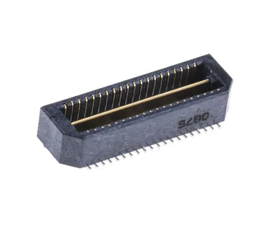 63-4816-13　Samtec Q Strip QTE, 40 Way, 2 Row, Straight PCB Header　QTE-020-01-L-D-A
