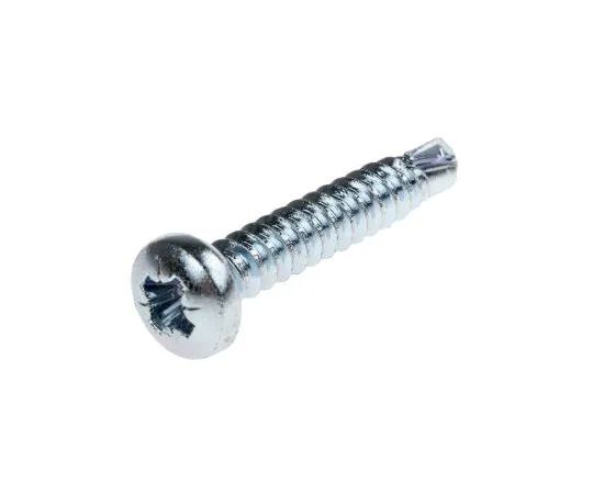 63-4875-16　RS PRO Bright Zinc Plated Steel Self Drilling Screw No. 8 x 25mm Long　546-5985