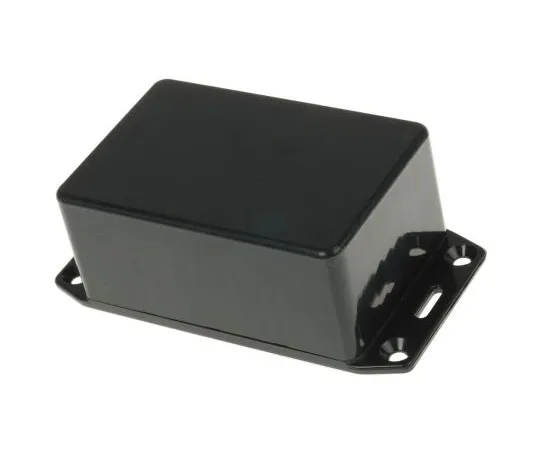 63-4831-36　Hammond 1591, ABS Enclosure, IP54, Flanged, 85 x 56 x 35mm　1591LFLBK