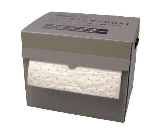 62-3114-10　Abratol Absorbent Roll For Oil 48L With Perforation (Plastic Carton) White　PCR-40D