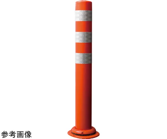65-8896-75　Lane Separator Pole Cone CITY R Bonded H400mm Red　PCCTR-40RW-N