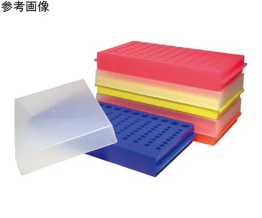 65-3789-78　Ecology Rack 96 Hole Fluorescent Pink 1 Set (12 Pieces)　8668