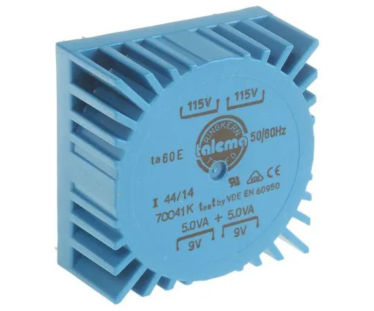 63-4735-81　2 Output Toroidal Transformer, 10VA, 2 x 9V ac　70041K