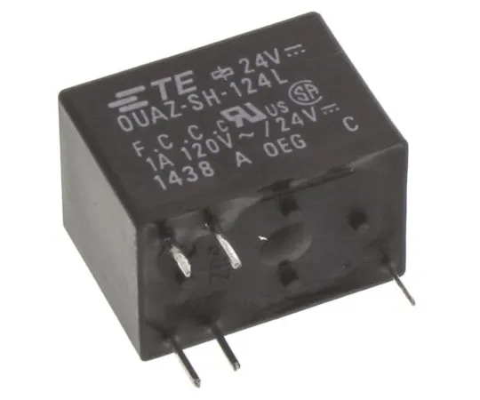 63-4841-35　TE ConnectivityQUAZ SPDT Non-Latching Relay PCB Mount, 24V dc Coil, 1A　OUAZ-SH-124L