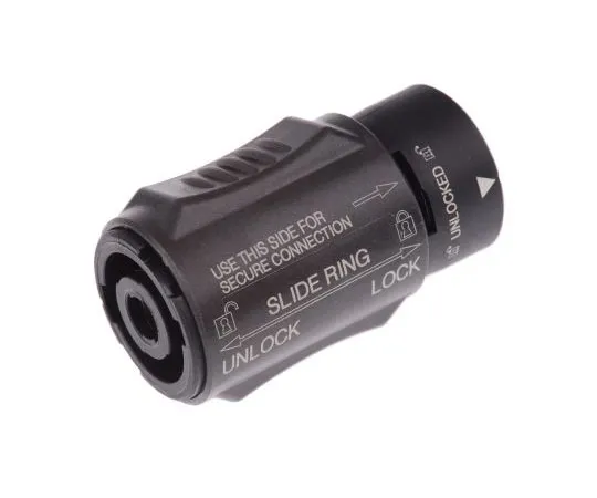 63-4718-05　Neutrik Loudspeaker Connector, Plug to Plug, 4 Way, 30A　NL4MMX