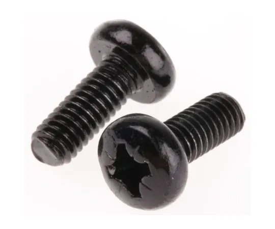 63-4816-81　RS, M4 Pan Head, 10mm Steel Pozidriv Black Zinc Passivated0.7　483-0984