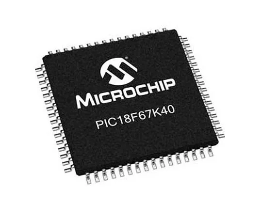 63-4685-74　Microchip PIC18F67K40-I/PT, 8bit PIC18 Microcontroller, 64MHz, 128 kB Flash, 64-Pin TQFP　PIC18F67K40-I/PT