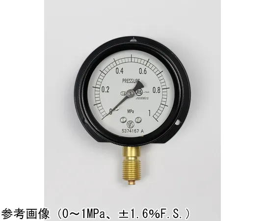 65-4293-39　Sealed Pressure Gauge (60Φ) Vertical B Frame 1 MPa　BA10-221