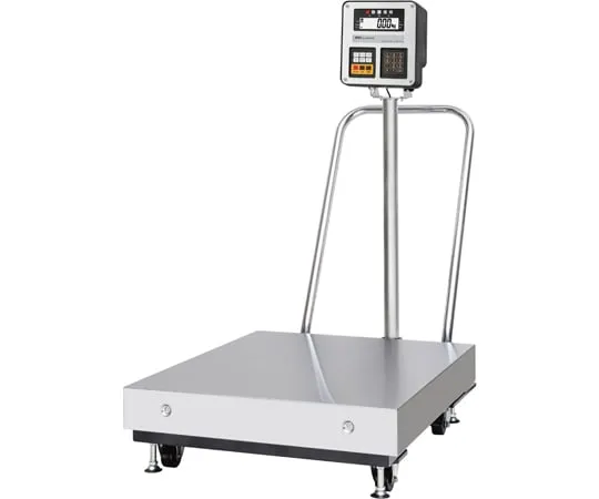 65-8891-28　Essential Safety Explosion-Proof Large Platform Scale HV-CEP (Large) Series Hail Volume 300 kg x Minimum Display 0.05/0.1 kg with Handle/Caster General Calibration　HV300KCEPB-JA-00A00
