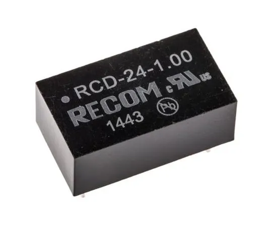 63-4933-58　Recom RCD-24-1.00 LED Driver IC, 6 → 36 V dc 1A 6-Pin PCB　RCD-24-1.00