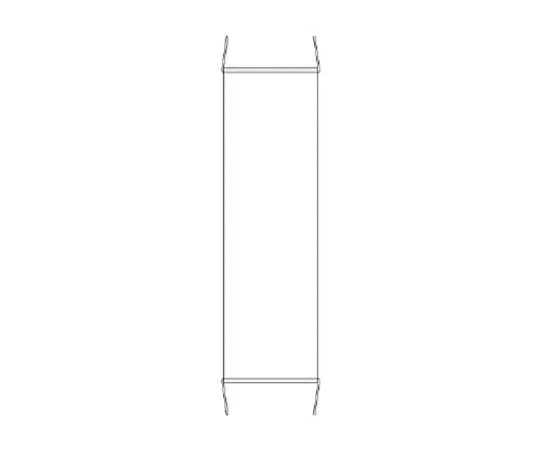 62-0102-24　Drawer Plain White Small/Turporin/1000 x 300 mm　823-412
