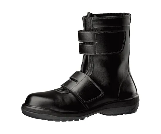 62-0934-41　Rubber Tech Safety Shoes Long Laced Hook And Loop Fastener Type 23.5cm　RT735-23.5
