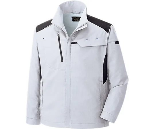 67-6634-33　All Year Work Wear Antistatic JIS Compliant Product Verdexelflex Unisex Jumper Silver Gray SSS Size　VE761-UE-SSS