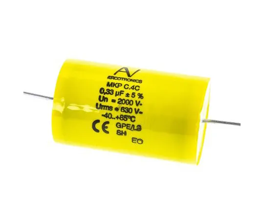 63-4778-79　KEMET 330nF Polypropylene Capacitor PP 2kV dc ±5% Tolerance Through Hole C4C Series　C4CAWUD3330AA1J