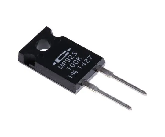 63-4776-60　Caddock 100kΩ 25W Fixed Resistor ±1% -20 → +80ppm/°C　MP925-100K-1%