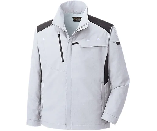 67-6635-42　Spring/Summer Work Wear Anti-static JIS Compliant Product Verdexelflex Unisex Jumper Silver Gray SSS Size　VES2761-UE-SSS