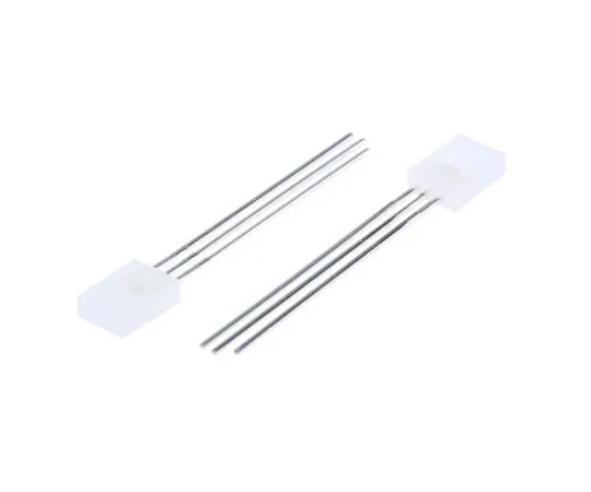 63-4713-15　1.9 V, 2.2 V Green & Red LED Rectangular Through Hole, Broadcom HLMP-0800　HLMP-0800