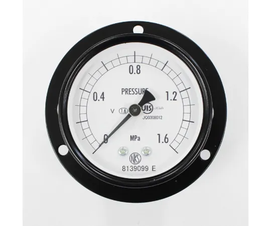 65-4272-97　Normal Pressure Gauge (Φ60) Vibration Resistant Embedded D Frame (Mounting Hole) Vibration Resistant 1.6 MPa　AA15-271