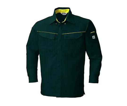 63-1796-62　Long Sleeve Shirt Green x Yellow　5625-22-M