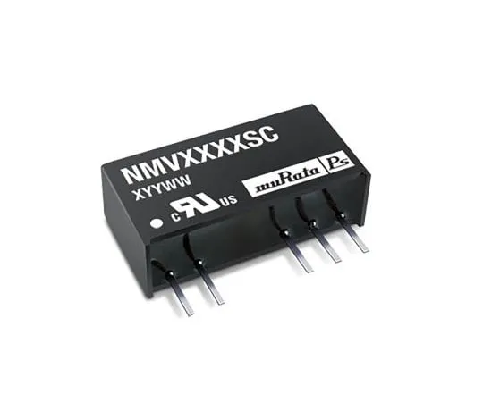 63-4870-35　Murata Power Solutions NMV 1W Isolated DC-DC Converter Through Hole, Voltage in 4.5 → 5.5 V dc, Voltage out ±12V　NMV0512SC