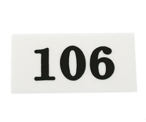 61-7429-29　Number Plate 106　UP357-106