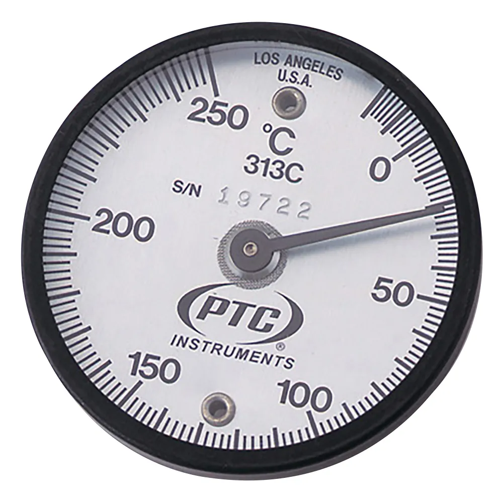1-9897-02　［Discontinued］Bimetal Surface Thermometer without Low Temperature, High Temperature Each Display Needle　TMS50-250