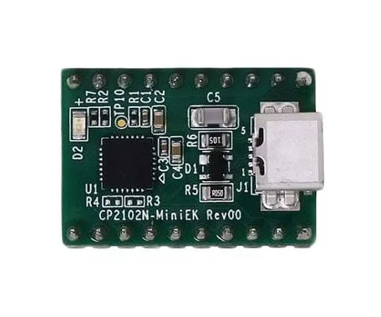63-4686-05　Silicon Labs USB to UART Evaluation Kit for CP2102N - CP2102N-miniEK　CP2102N-miniEK