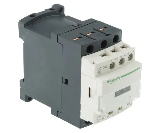 63-4784-51　Schneider Electric 3 Pole Contactor, 12 A, 24 V dc Coil, TeSys D, 3NO, 5.5 kW　LC1D12BL