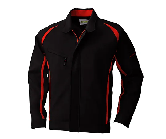 63-1786-33　Long Sleeve Jacket Blackx Red　2628-74-S