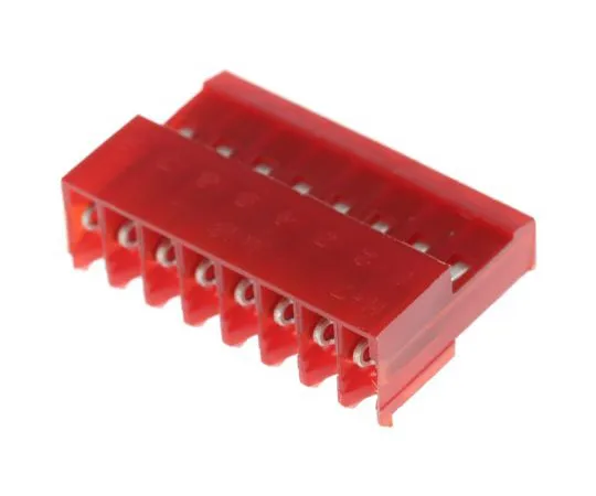 63-4860-74　TE Connectivity 8-Way IDC Connector Socket for Cable Mount, 1-Row　3-640440-8