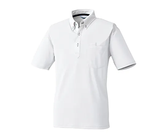 63-1783-47　Half-Sleeve Polo Shirt White　236-10-SS