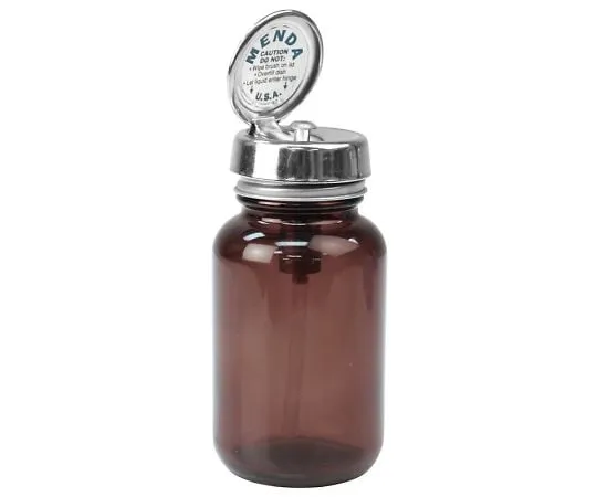64-2943-70　Round Amber Glass Bottle with Pure-Touch Pump　35112