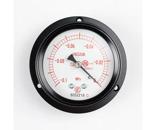 65-4293-80　Sealed Pressure Gauge (60Φ) Vacuum Gauge (Negative Pressure Gauge) Embedded D Frame (Mounting Hole) -0.1~0 MPa　BA15-221