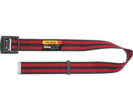 67-0337-03　Waist Belt Aluminum One Finger Buckle S Striped Red　BAS110-BRE