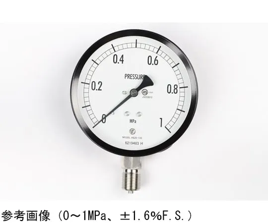 65-4284-14　Normal Pressure Gauge (Φ100) Vertical A Frame 0.16 MPa　AE20-133