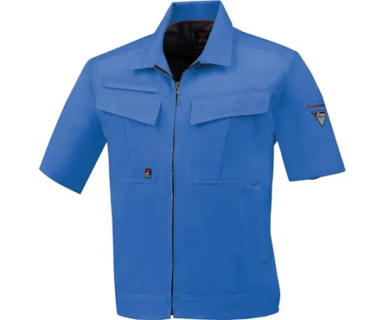 65-8375-89　Short Sleeve Blouson Blue 3L　1651-40-3L