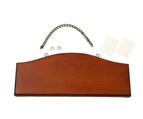 61-7431-10　Wooden Board Brown 240 x 95mm　QB241