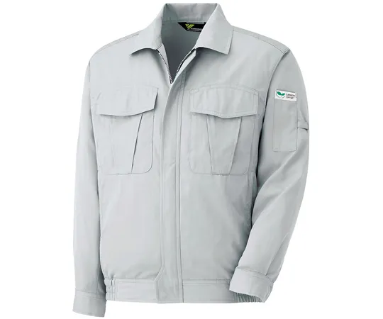 65-1233-24　Work Clothes, VERDEXCEL Male/Female Long Sleeve Pair Blouson Stretch Twill Silver Gray SS VE141-UE-SS　VE141-UE-SS