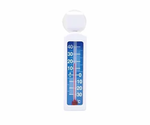 61-6865-24　Thermometer for Freezer, Refrigerator 90 x 21 x 15mm 25G (Clear Box)　TG-2531