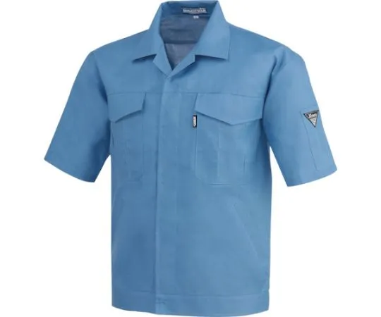 65-8479-20　Short Sleeve Blouson Blue 3L　6251-40-3L