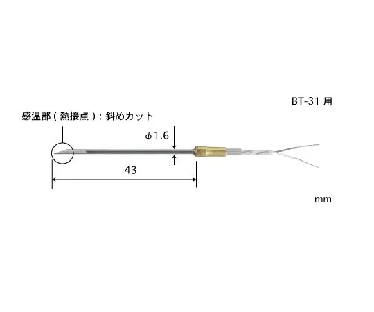 65-3530-36　BT Series Replacement Needle BTN Series 5 Pieces/1 Set　BTN-31E