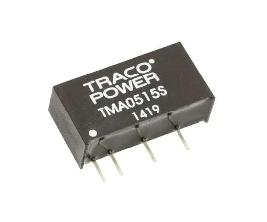 63-4721-49　TRACOPOWER TMA 1W Isolated DC-DC Converter Through Hole, Voltage in 4.5 → 5.5 V dc, Voltage out 15V dc　TMA 0515S