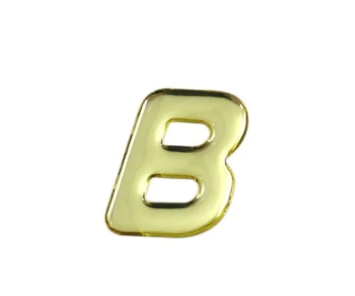 61-7426-93　Gold Metal Characters B 35mm x 1mm　GM35-B